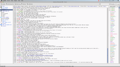 Screenshot of Smuxi 0.10 on Mac OS X