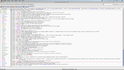 Smuxi on Mac OS X Screenshot of Smuxi 0.9 on Mac OS X